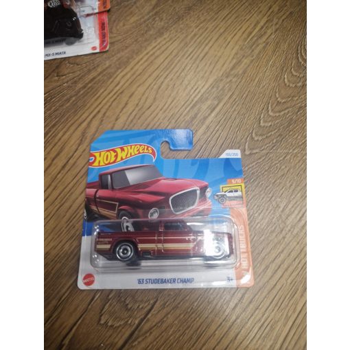 hot wheels 63 studebaker champ (bordó)