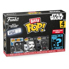   Funko POP!   Bitty Star Wars  4-Pack Darth Vader, Stormtrooper, TIE fighter pilot 2,5 cm