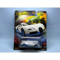   Hot Wheels Prémium autó, Car Culture, Bugatti Veyron, Hammer Drop, 1:64, Fehér