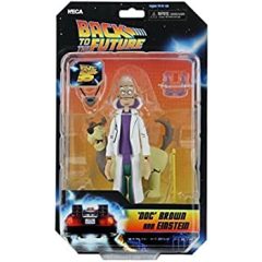   Back to the Future Neca 'Doc' Brown and Einstein 14cm