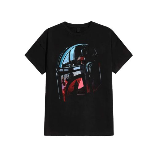 cesdá star wars mandalorian Helmet Reflection - T-Shirt gyerek poló 12 éves