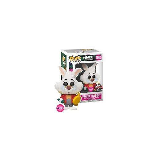 Funko POP! Disney Alice in Wonderland White Rabbit (Special, Flocked) (1062) 9cm