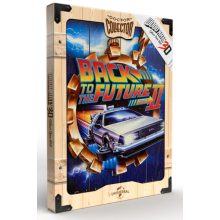 BACK TO THE FUTURE II - WOODART 3D -"Flying Delorean"