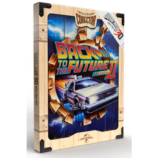 BACK TO THE FUTURE II - WOODART 3D -"Flying Delorean"