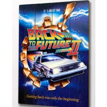 BACK TO THE FUTURE II - WOODART 3D -"Flying Delorean"