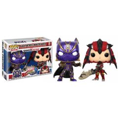   Funko POP! Marvel VS Capcom Black Panther VS Monster Hunter (2pack) 9cm
