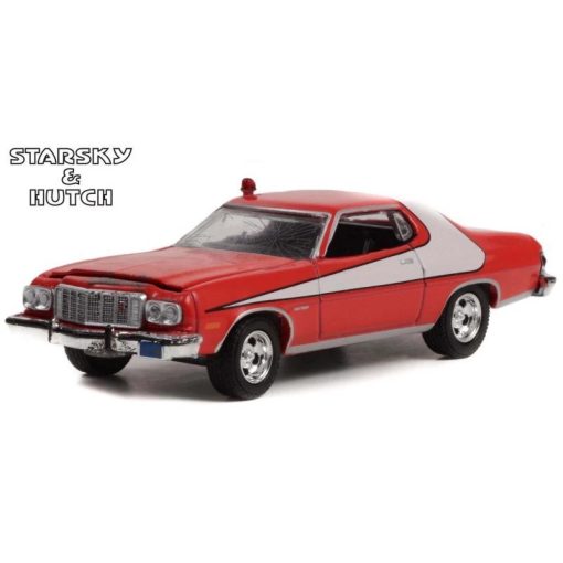 FORD Gran Torino - Crashed Version - 1976 - Starsky & Hutch - Greenlight 1:64