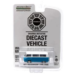   LOST TV SHOW - Dharma Van 1971 Volkswagen Type 2 Bus Greenlight