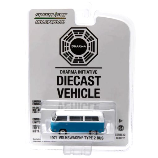 LOST TV SHOW - Dharma Van 1971 Volkswagen Type 2 Bus Greenlight