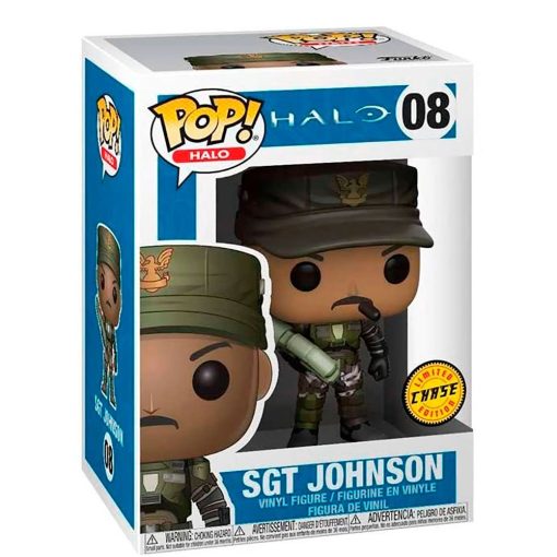 Funko POP! Halo Sgt. Johnson (Chase) (08) 9cm