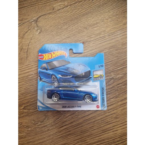 hot wheels 2020 jaguar f-type (kék)