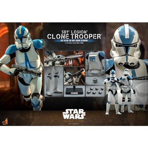 Előrendelhető Star Wars Hot Toys  Obi-Wan Kenobi  1/6 501st Legion Clone Trooper 30 cm