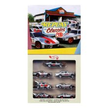 HOT WHEELS 2025 MATTEL 80th ANNIVERSARY REPLAY CLASSIC ZAMAC BOX SET - 7 PACK