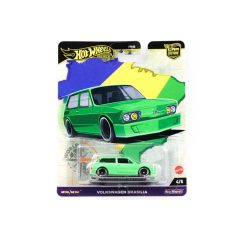   Hot Wheels Premium VW Brasilia Green Brazil Edition Car Culture 4/5