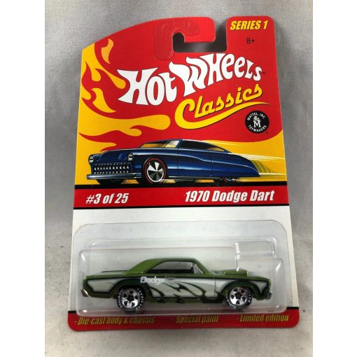 Classics Series 1 Hot Wheels #3 1970 Dodge Dart Olive Green