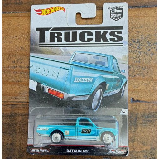 Hot Wheels Car Culture Trucks Datsun 620 Pickup Real Riders 1:64 blue 2021