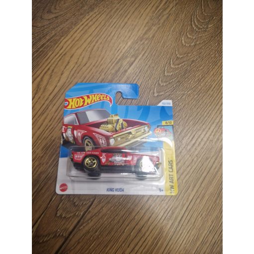 hot wheels king kuda (piros)