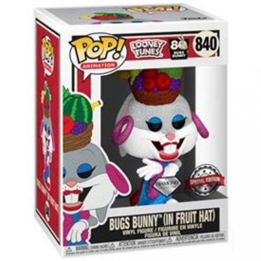 Funko POP! Looney Tunes Bugs Bunny ( In Fruit Hat) (Special, Diamond)  (840) 9cm