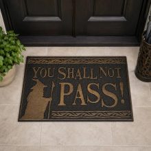 Lábtörlő A Gyűrűk Ura - You Shall Not Pass (Rubber) 60 × 40 cm