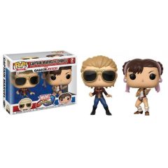    Funko POP! Marvel VS Capcom Captain Marvel vs Chun-Li (2pack) 9cm