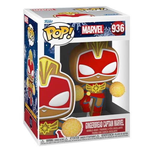 Funko POP! Marvel Gingerbread Captain Marvel (936) 9cm