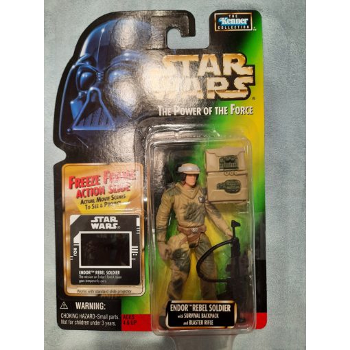 Star Wars Power of the Force Endor Rebel Soldier 10cm