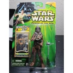   Hasbro Star Wars Power Of The Jedi Chewbacca Millennium Falcon Mechanic...