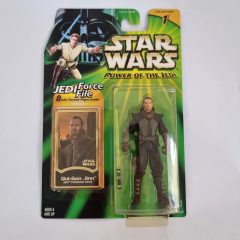   STAR WARS Power of the Jedi PotJ QUI-GON JINN (Jedi Training Gear) MOC Hasbro