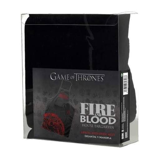 GAME OF THRONES TARGARYEN APRON AND OVEN MITT SET FROM SD TOYS kötény és kesztyű