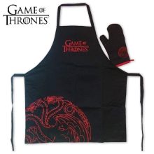 GAME OF THRONES TARGARYEN APRON AND OVEN MITT SET FROM SD TOYS kötény és kesztyű
