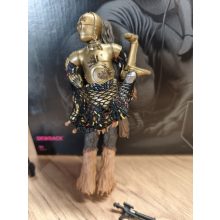 Star Wars The Black Series Chewbacca & C-3PO (C3PO) In Cargo Net Deluxe