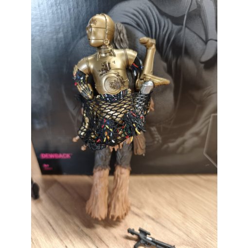 Star Wars The Black Series Chewbacca & C-3PO (C3PO) In Cargo Net Deluxe