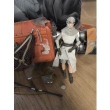 star wars black series 6" Rey & speeder the force awakens