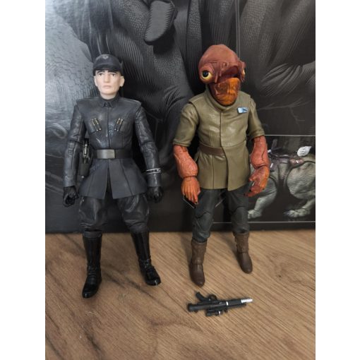 Star Wars 6" Black Series Admiral Ackbar and First Order Officer