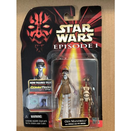Star Wars Episode 1 Ody Mandrell with Otoga 222 Pit Droid 1999 Phantom Menace