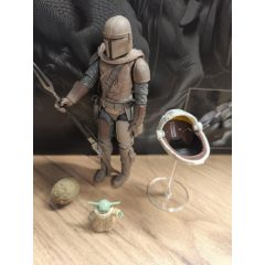   Star Wars 6" Black Series The Mandalorian and Grogu (Arvala-7 - Deluxe)