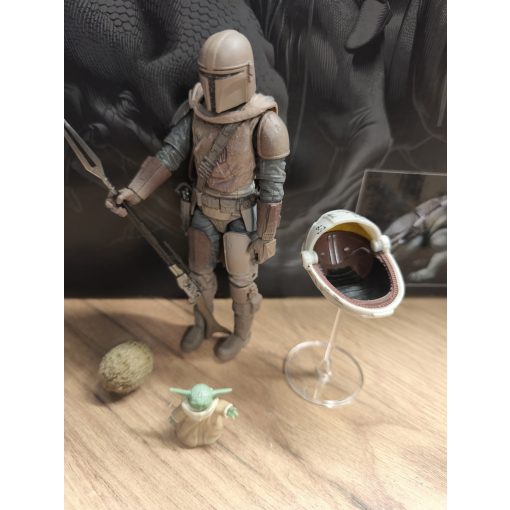 Star Wars 6" Black Series The Mandalorian and Grogu (Arvala-7 - Deluxe)