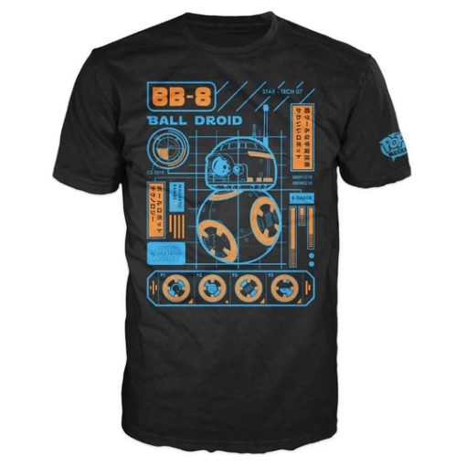 Star Wars Pop! Tees BB-8 Blueprint [42] L