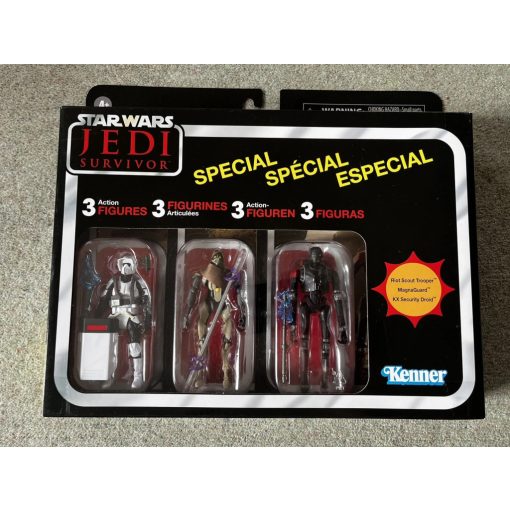 Star Wars TVC Vintage Collection Jedi Survivor Special Action Figure Set 3 Pack