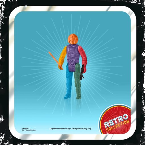 Star Wars Vintage Collection Retro Luke Skywalker I. (Snowspeeder) Prototype Edition 10 cm (Narancs sárga fej)